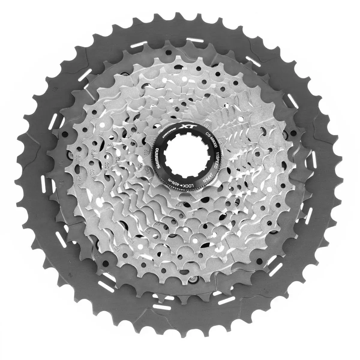Shimano Shimano XT CS-M8000 Kassett 11-delt, 11-46T, HG-boss