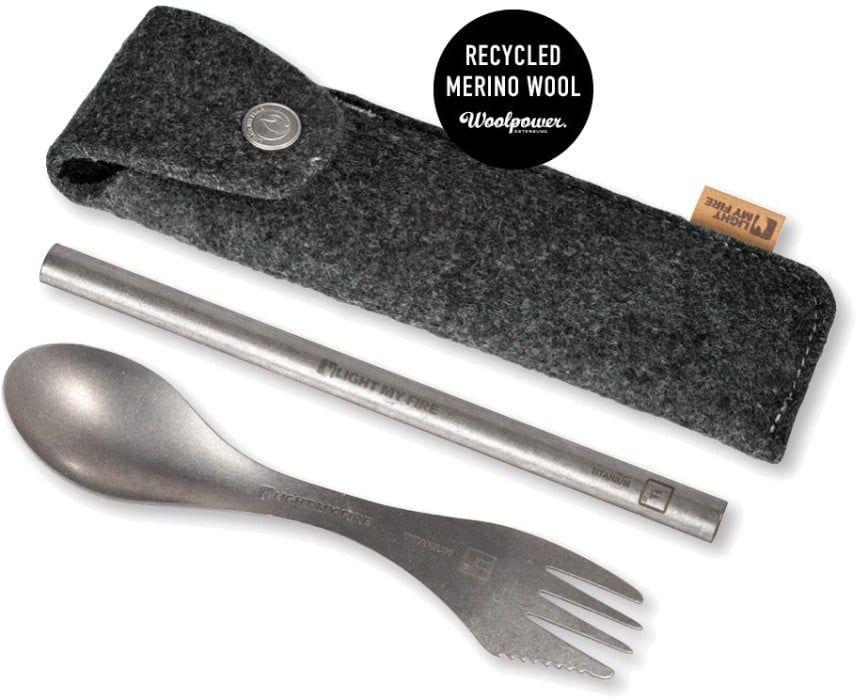 Light My Fire Light My Fire Spork'n Straw Kit Titanium