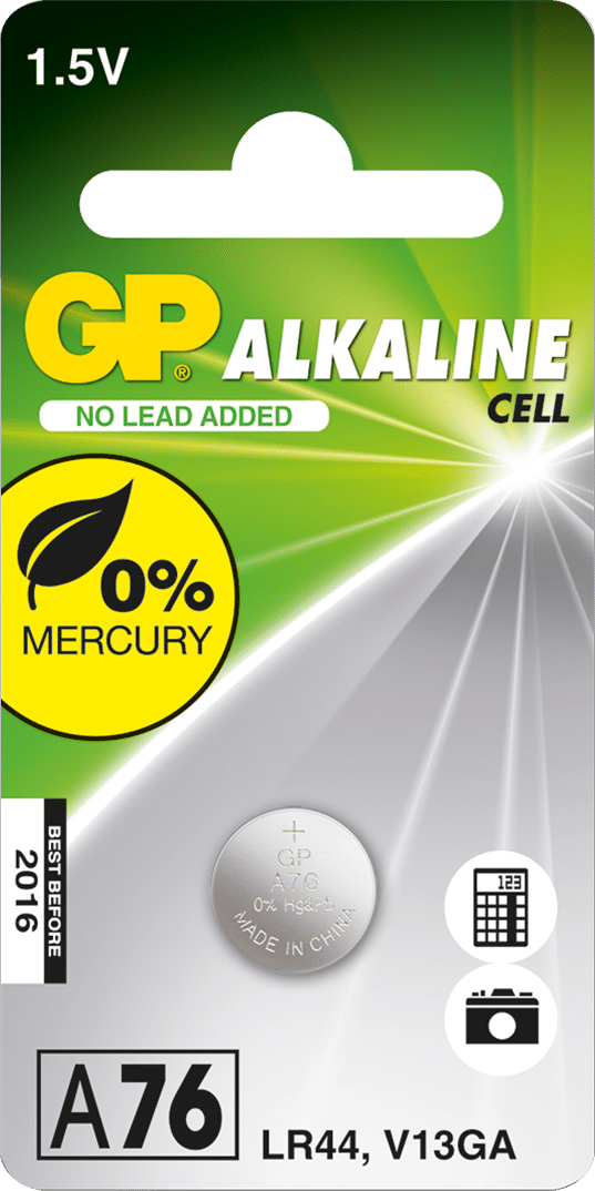 GP Batteries GP Batteries GP knappcell 1,5V LR44, 1-pack