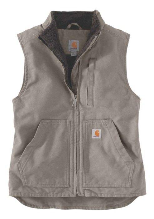 Carhartt Workwear Carhartt Workwear Carhartt W's Sherpa Lined Mock Neck Vest Taupe Grey
