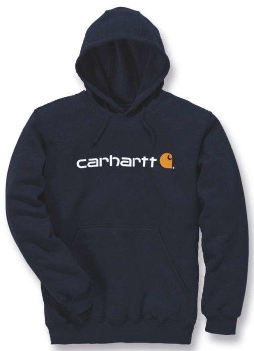 Carhartt Workwear Carhartt Workwear Carhartt M's Signature Logo Sweatshirt New Navy
