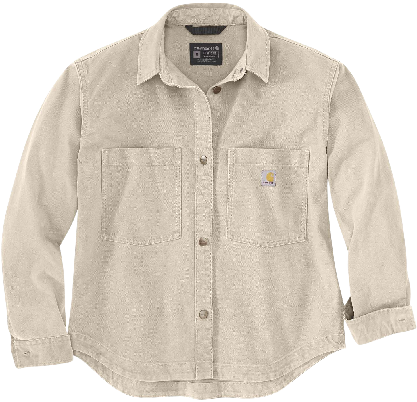 Carhartt Workwear Carhartt Workwear Carhartt W's Heavyweight Duck Overshirt Oat Milk