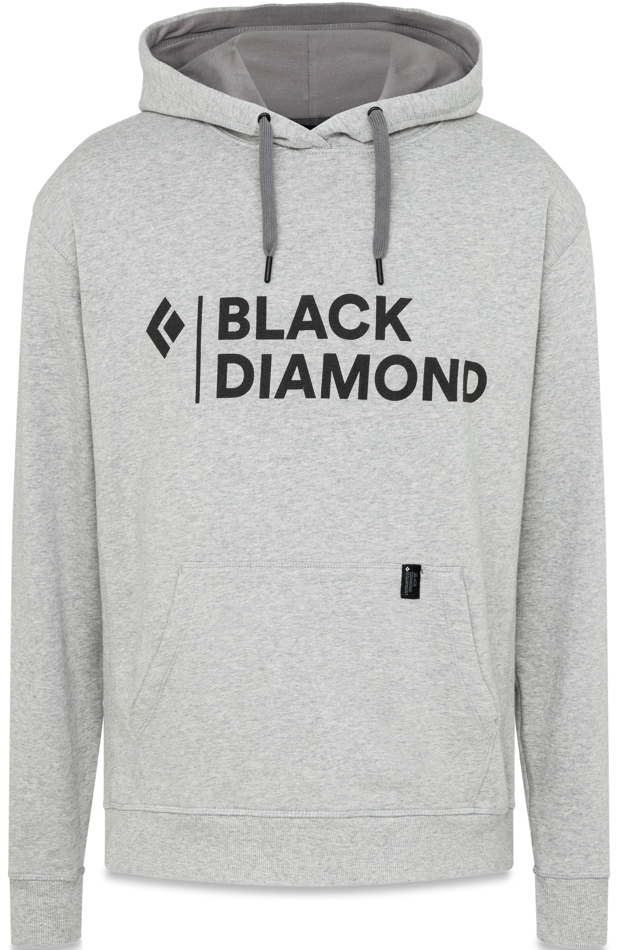 Black Diamond Black Diamond M Stacked Logo Hoody Nickel Heather
