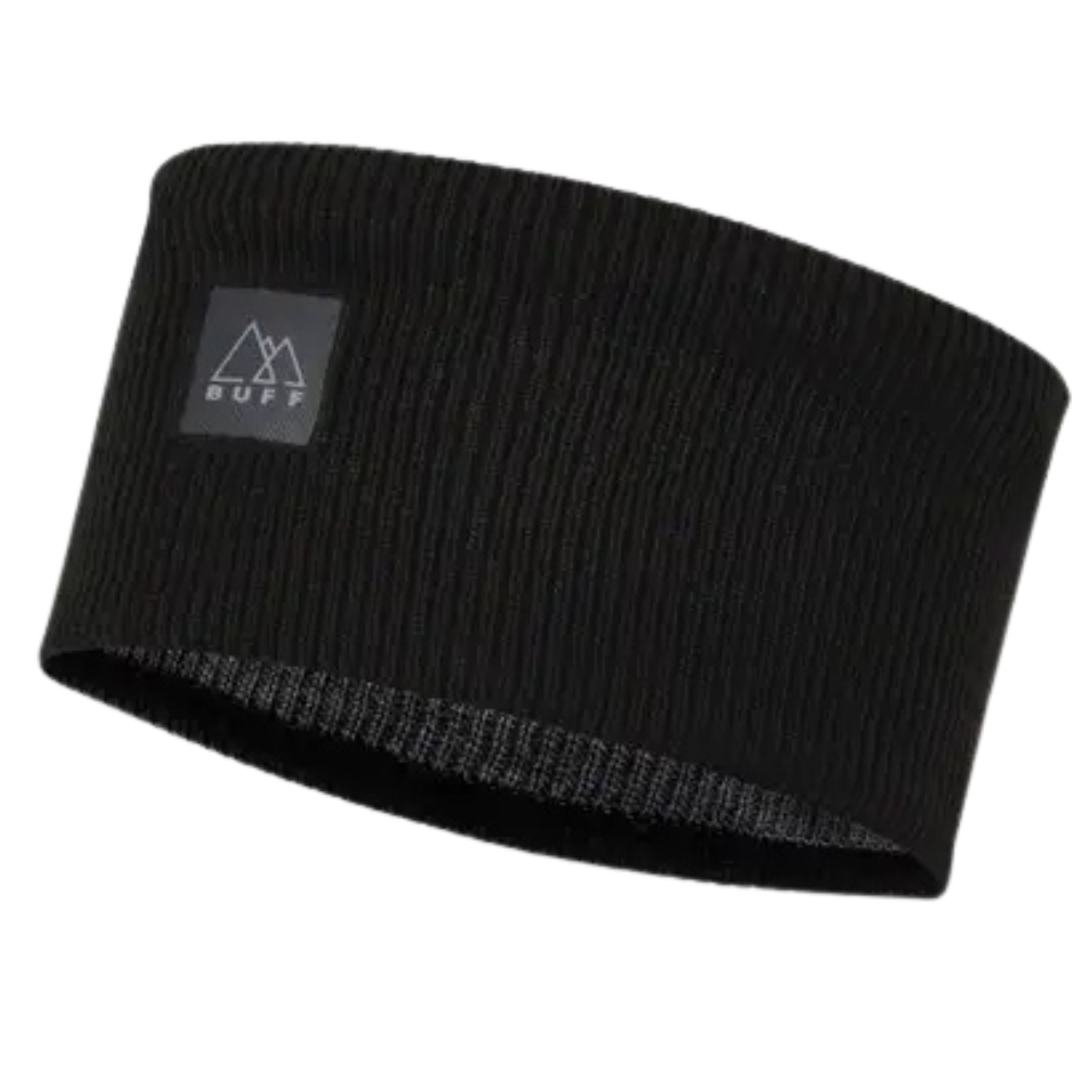 Buff Buff Pannebånd Crossknit Solid Svart