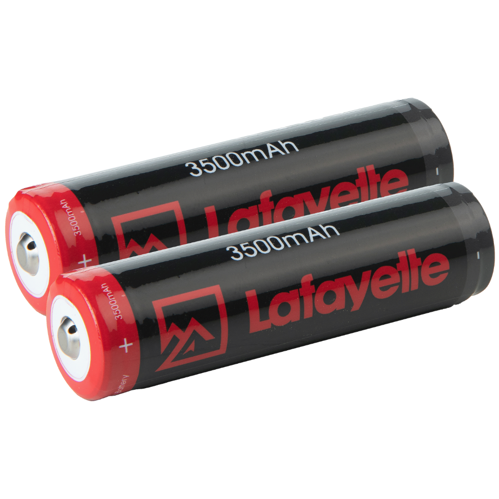 Lafayette Lafayette Batteri 18650 3500mAh 3,7V 2-pakk
