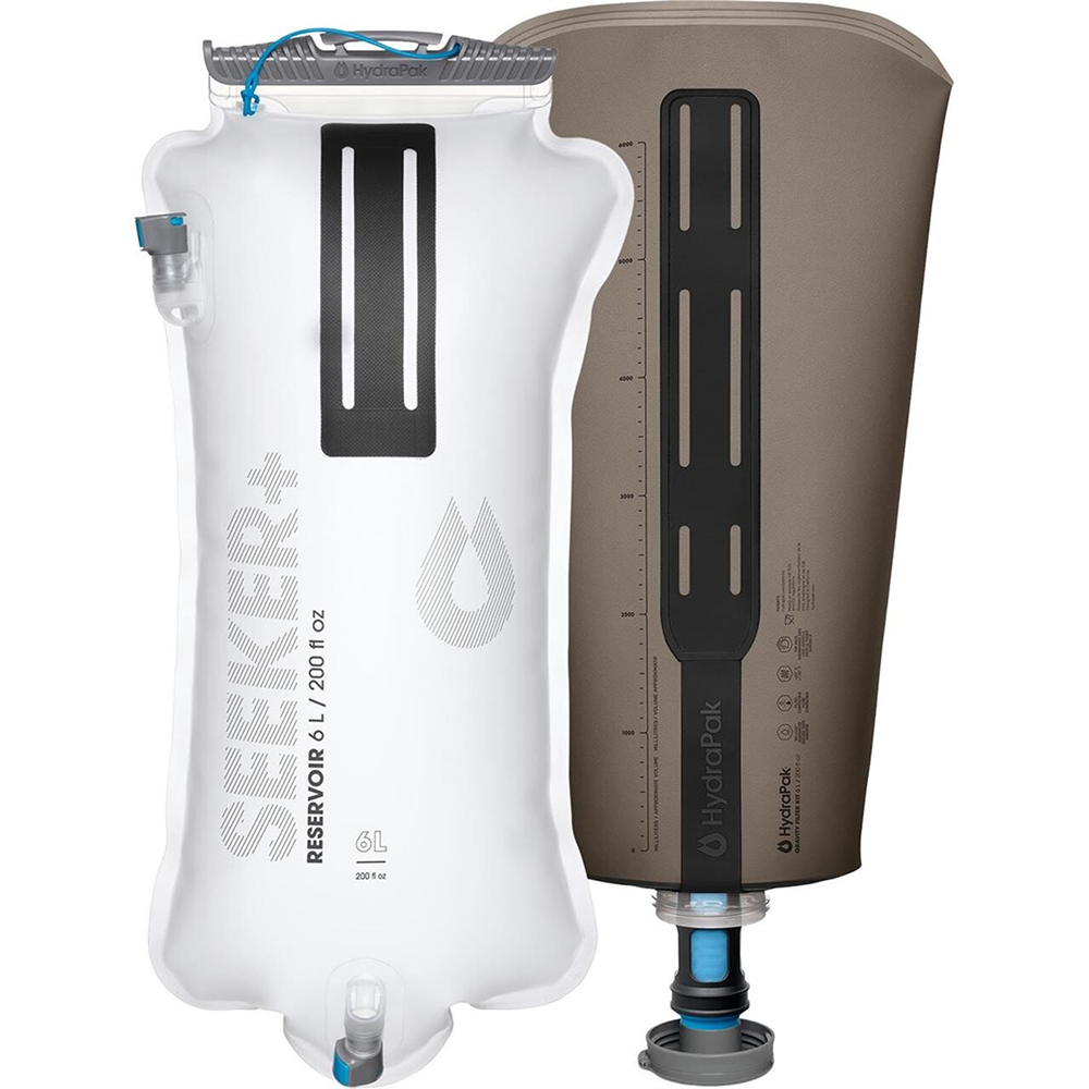 Hydrapak Hydrapak Seeker+ Gravity Filter Kit 6 L Mammoth Grey