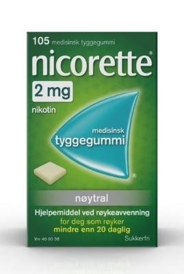 Nicorette tyggegum 2mg