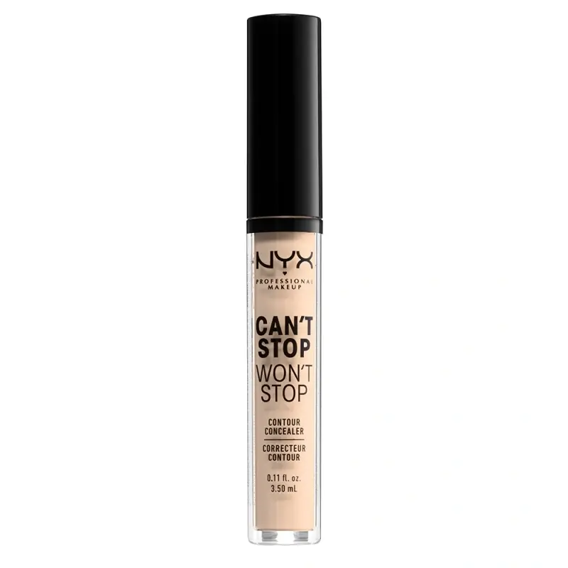 NYX Professional Makeup NYX Professional Makeup Cant Stop Wont Stop Concealer 04 Light Ivory