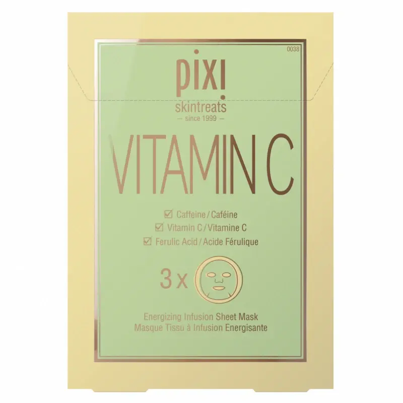 Pixi Pixi VITAMIN-C Energizing Sheet Mask (3pcs)
