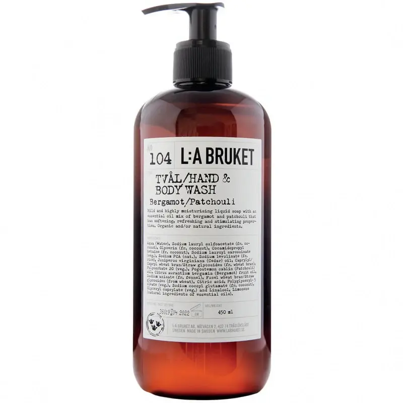 L:a Bruket L:a Bruket 104 Flytande Tvål Bergamott/Patchouli (450ml)