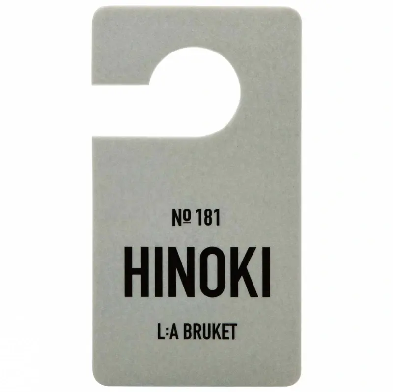 L:a Bruket L:a Bruket 181 Fragrance Tag Hinoki