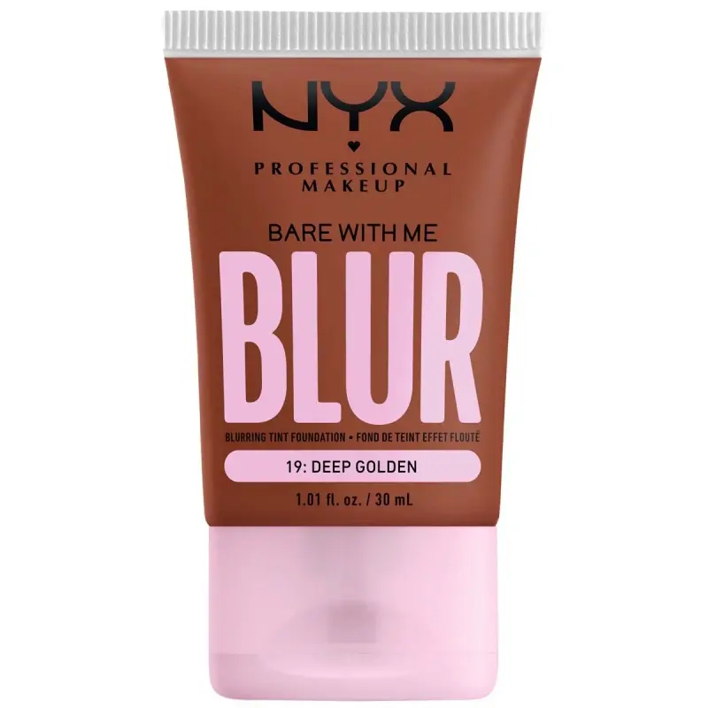 NYX Professional Makeup NYX Professional Makeup Bare With Me Blur Tint Foundation 19 Deep Golden (30 ml)