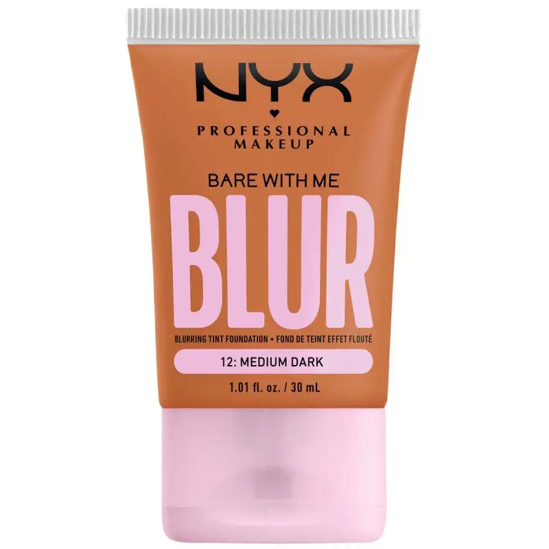 NYX Professional Makeup NYX Professional Makeup Bare With Me Blur Tint Foundation 12 Medium Dark (30 ml)