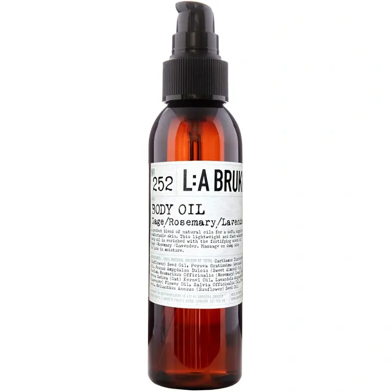L:a Bruket L:A Bruket Body Oil 252 Sage/Rosemary/Lavender CosN (120 ml)