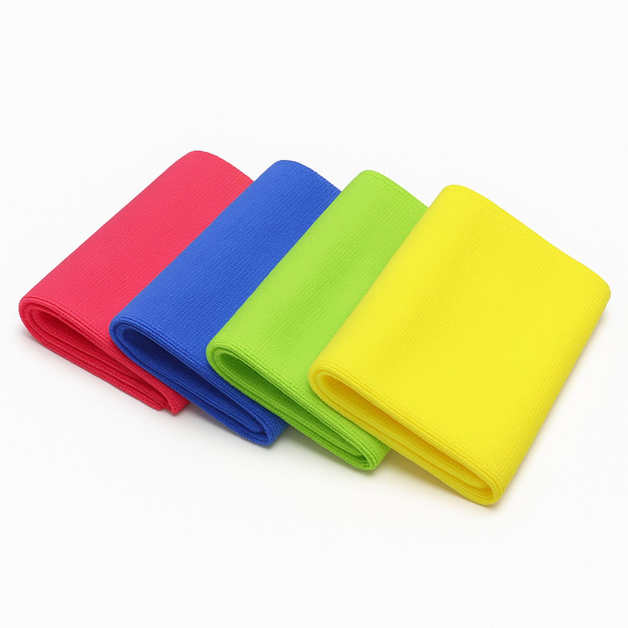 Cool Abrasives Mikrofiberkluter 4 stk. blandet pakke