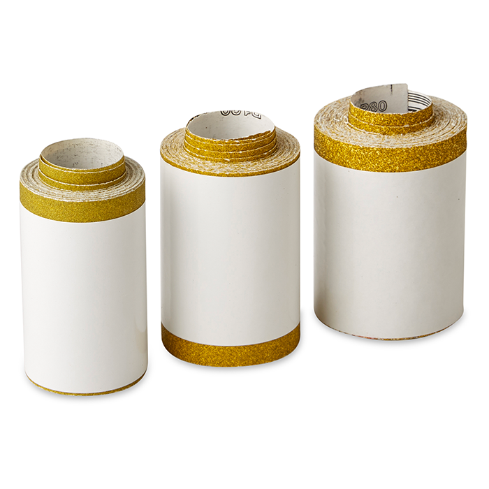 Cool Abrasives 93mm x 5m slipepapir Cool Yellow - 3 stk pakke (P80, P120 & P180)