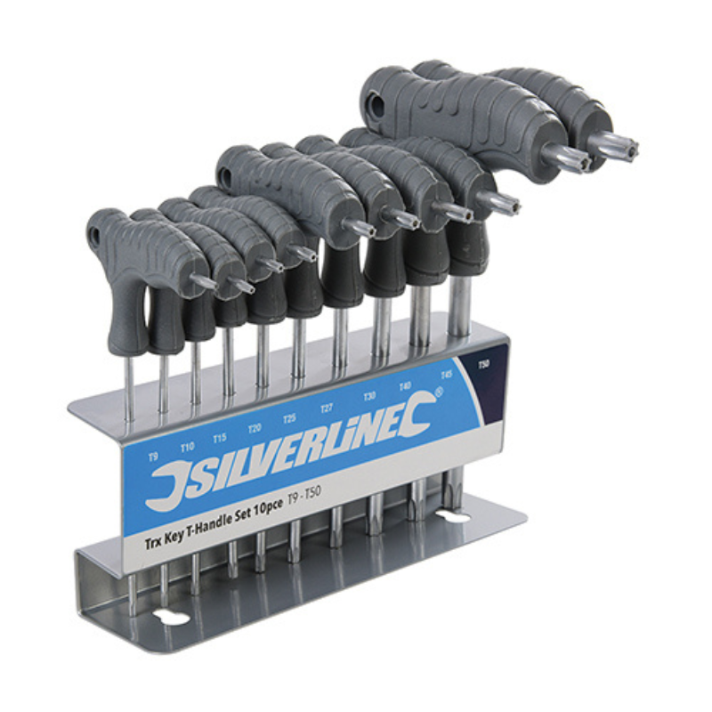 Silverline Torx set - 10 stk.