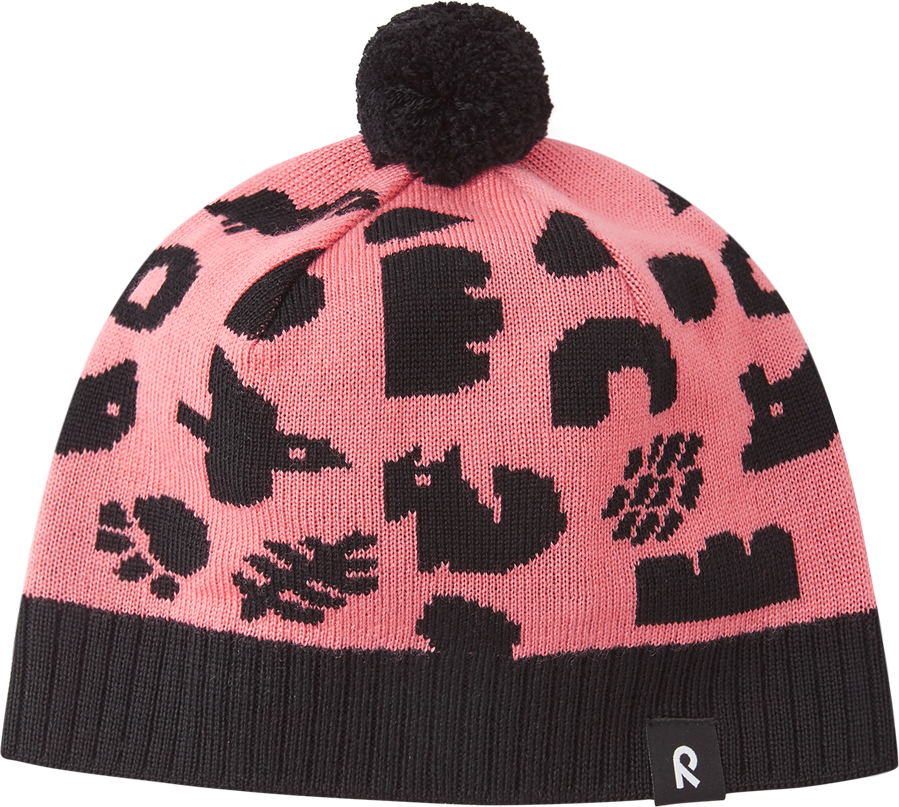 Reima Reima Kids' Beanie Kuviot Pink Coral