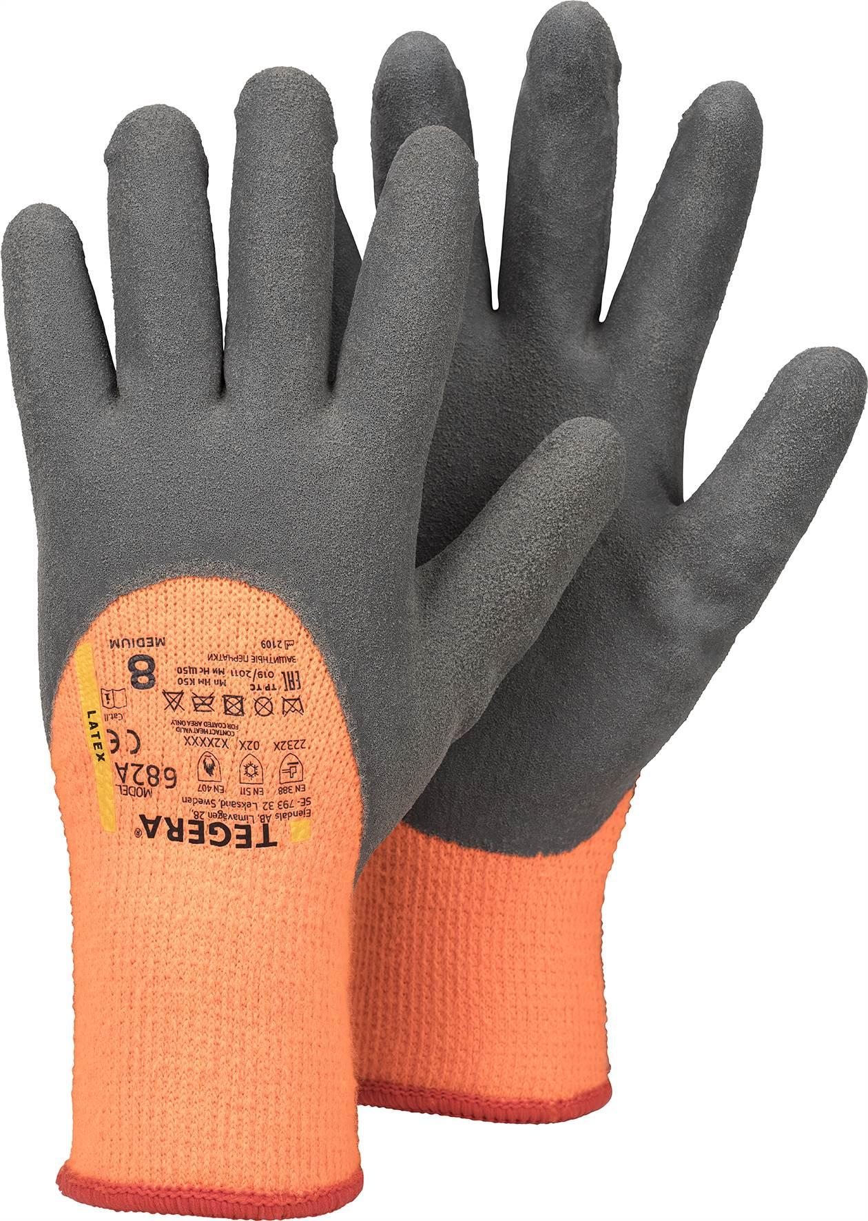 Tegera Tegera arbeidshanske latex 3/4-dyppet 682A Str. 7