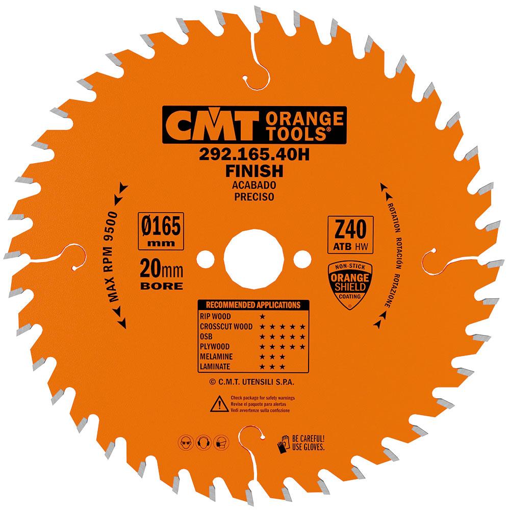 CMT Blad 165x2,2x20 Z40 W