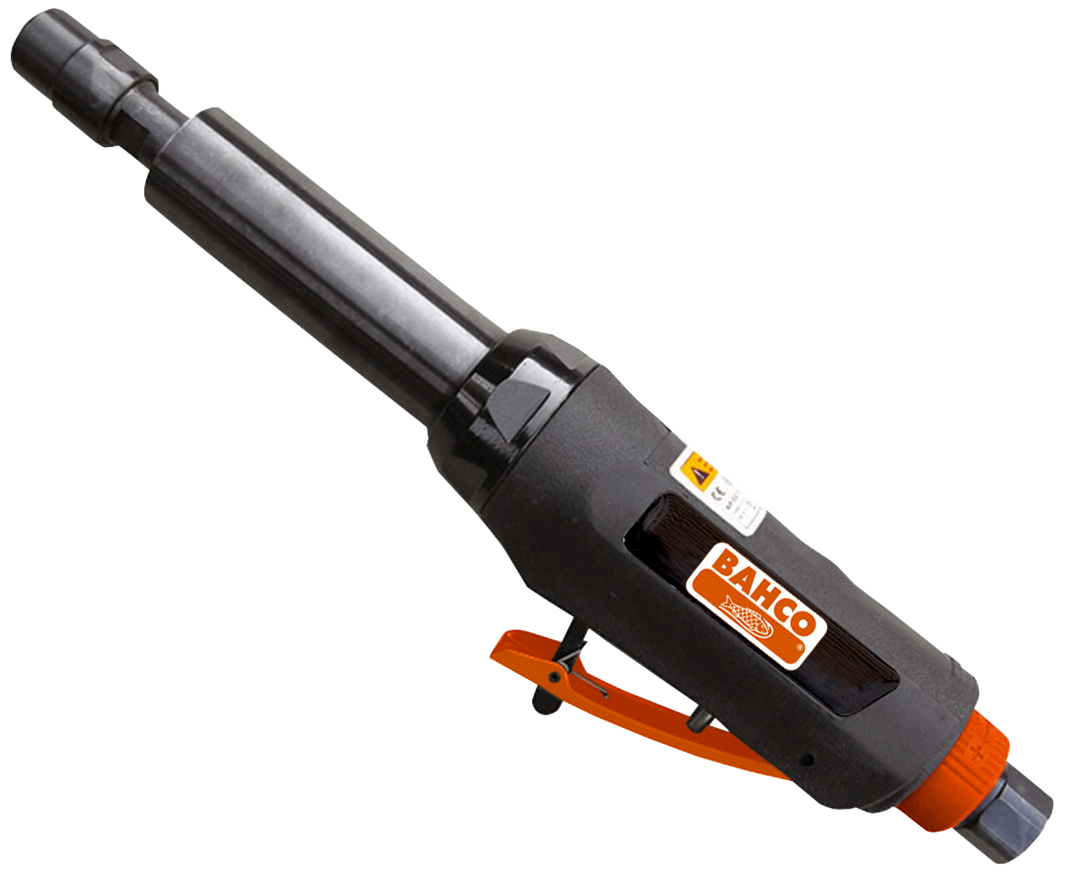 Bahco Pneumatisk rettsliper, lang hals med gummigrep, BP822E