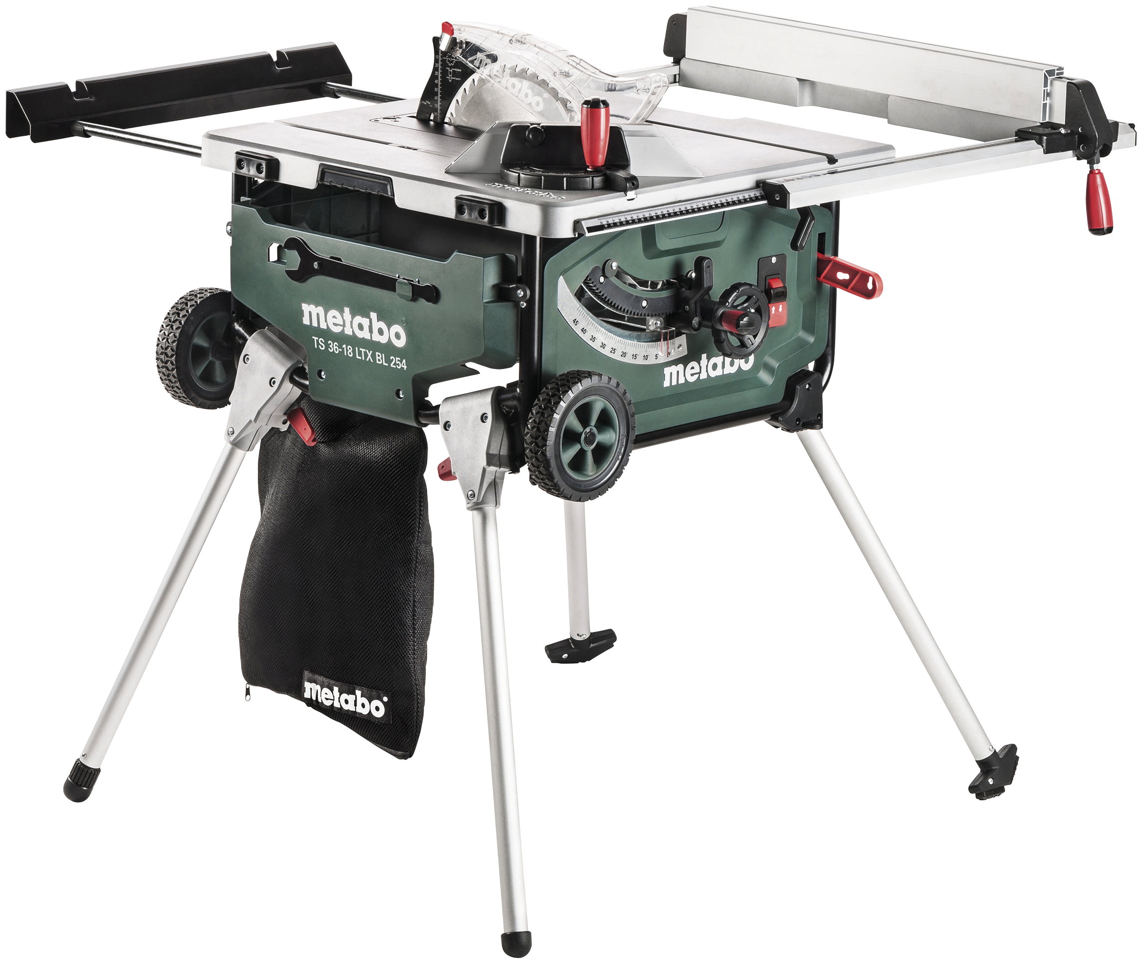 Metabo Batteridrevet bordsirkelsag TS 36-18 LTX BL 254 x 30 mm blad, 18V solomaskin