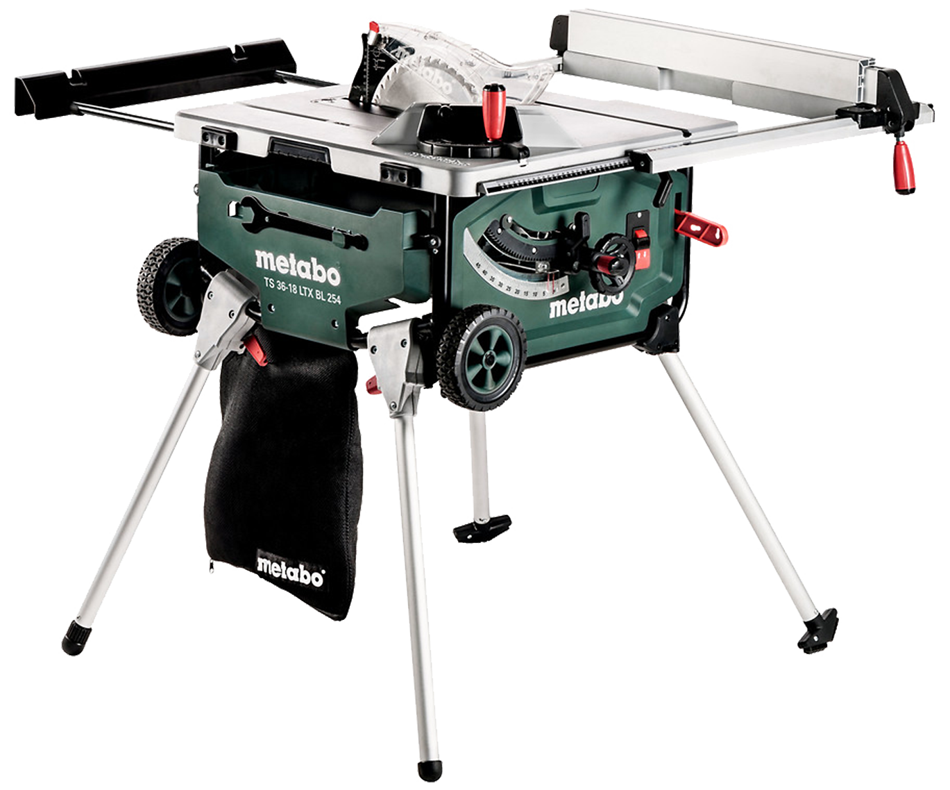 Metabo Batteridrevet bordsirkelsag TS36-18 LTX BL 254 x 30 mm sirkelsagblad, inkl. batteripakke 18V og lader