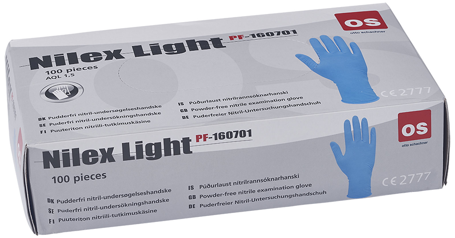 OS Nilex Light eng.hanske nitril pf 1607-10, pk/100