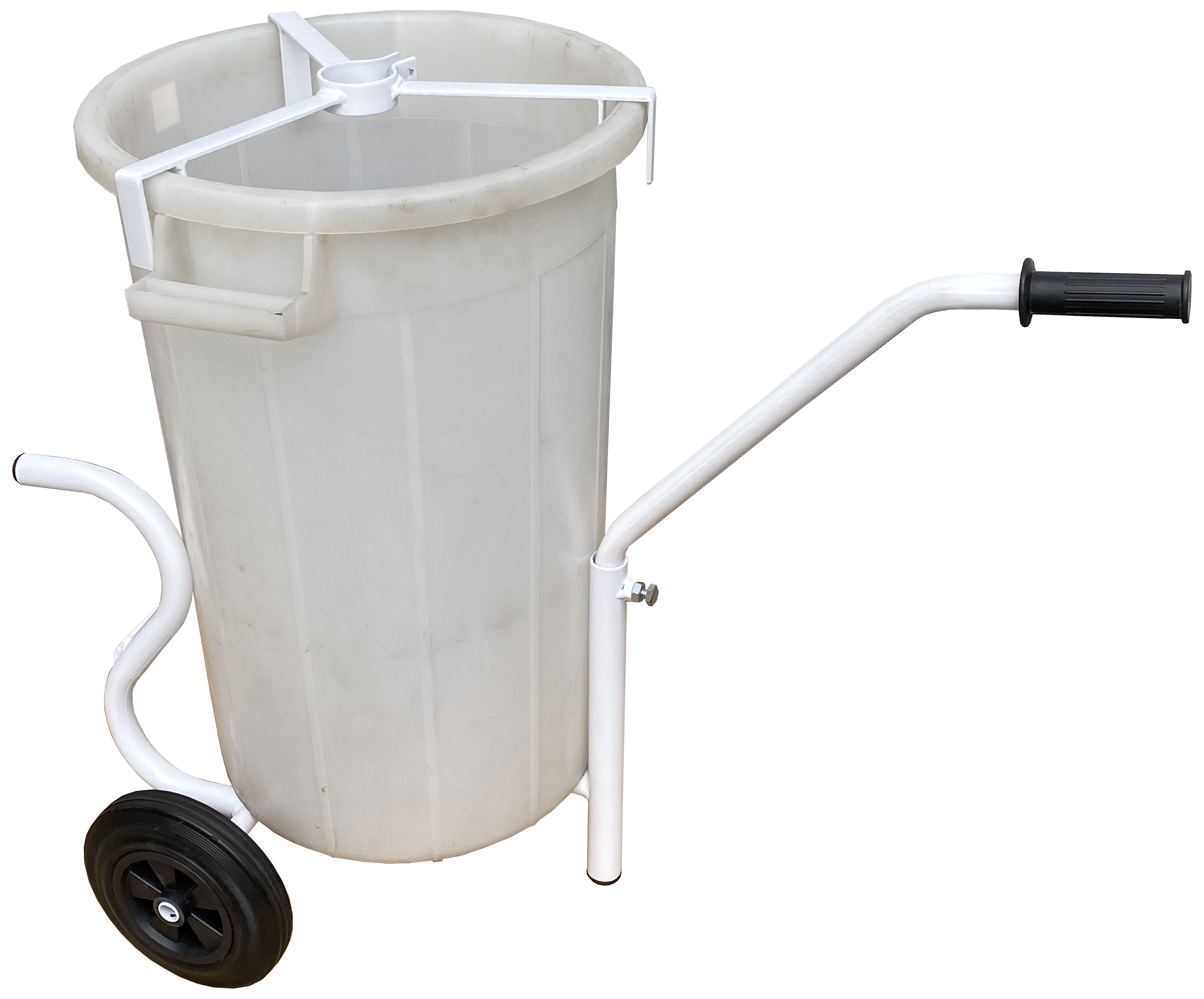 Staring Rørevogn med bøyle og plastbøtte 75ltr