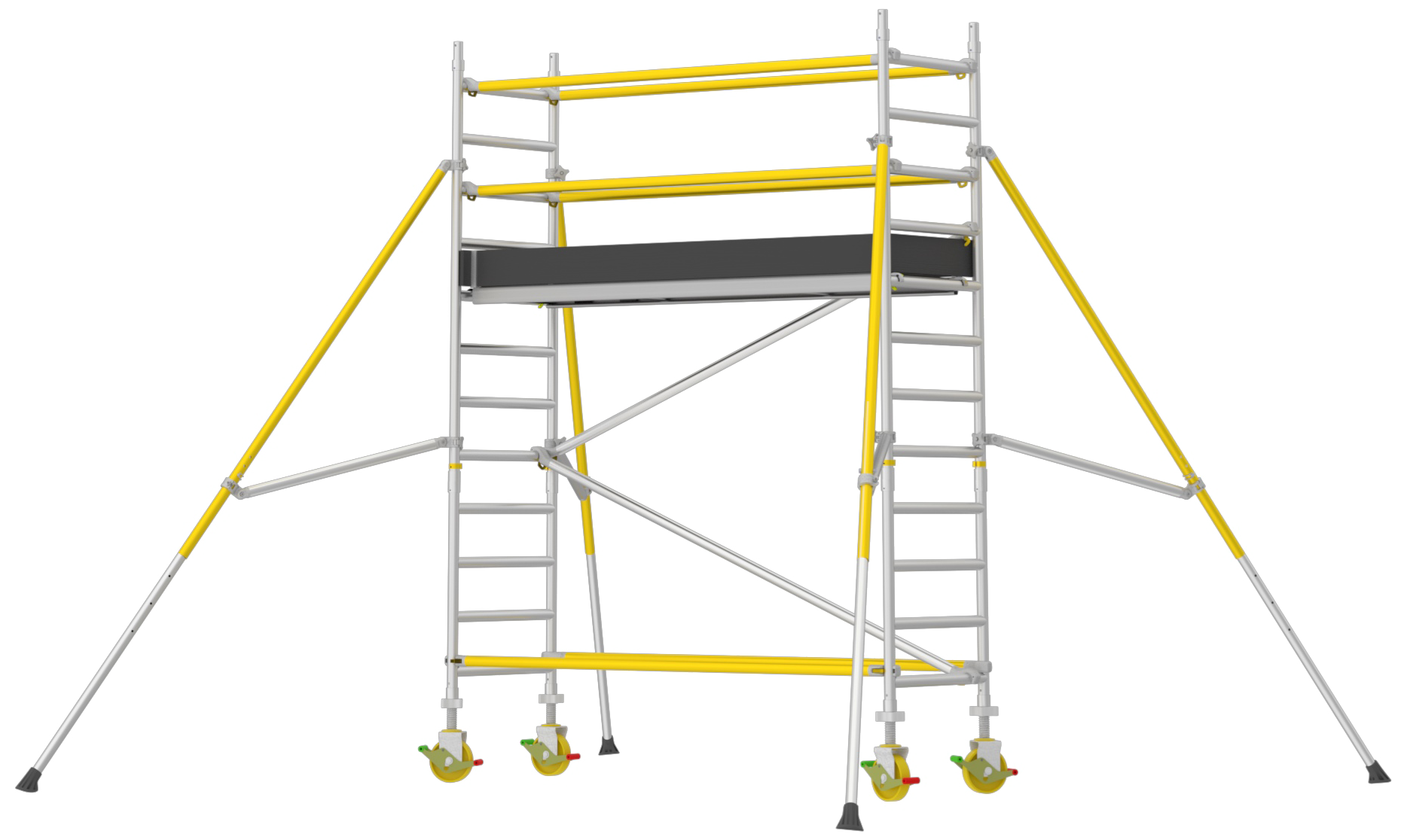 Wsteps Rullestillads RT-750 høj 2,2m