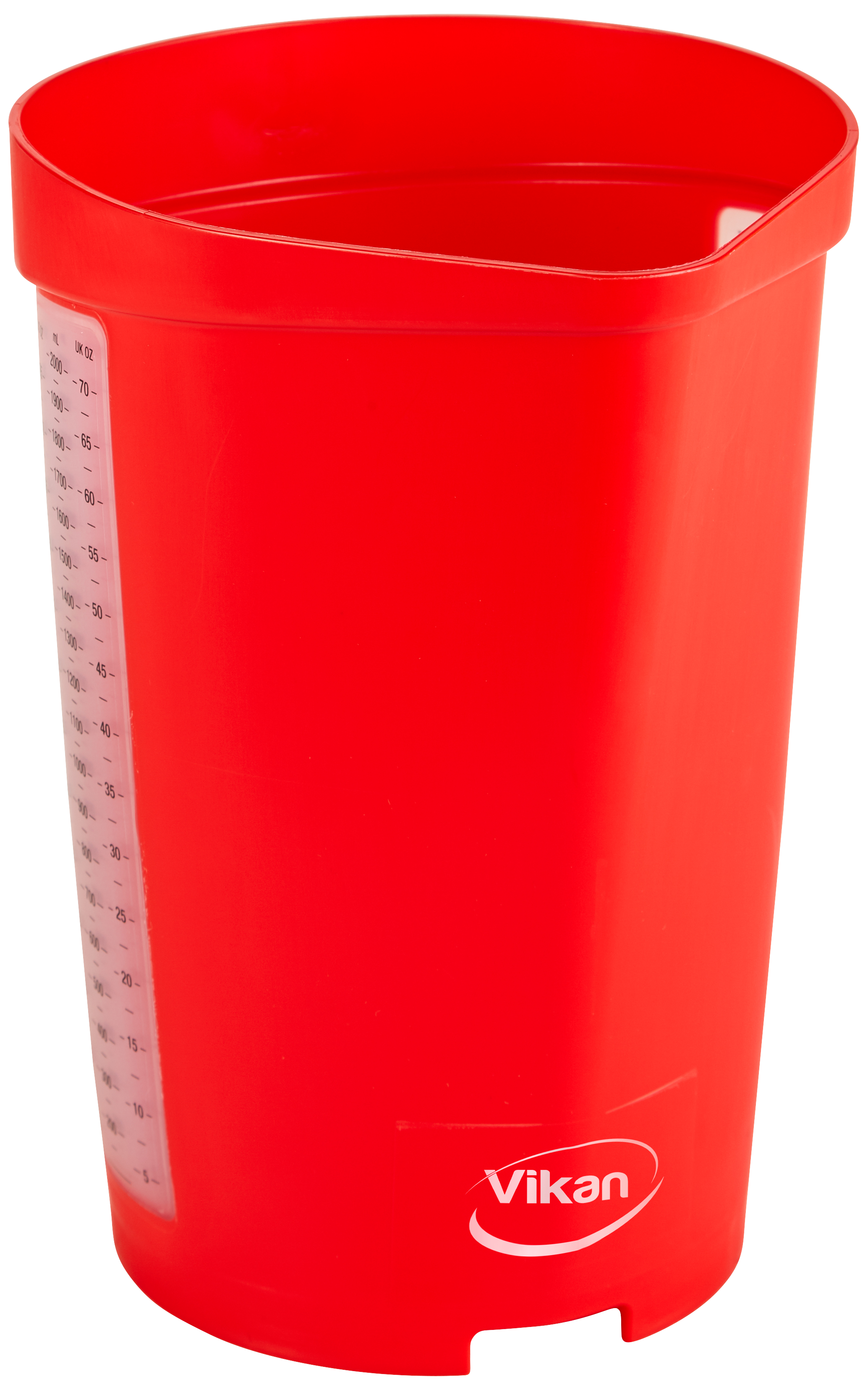 Vikan Målekanne, 2 liter, rød PP plast