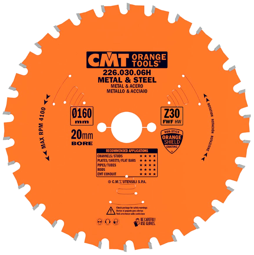 CMT Blad 160x2,0x20 Z30 Dry Cut