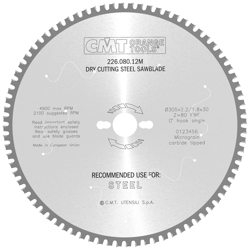CMT Blad 305x2,2x30 Z80 Dry Cut