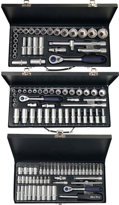 Bato BATO Kombi pakke. Pipesett 10-36mm 1/2", pipesett 6-24mm 3/8", pipesett 4-14mm 1/4". 112 deler