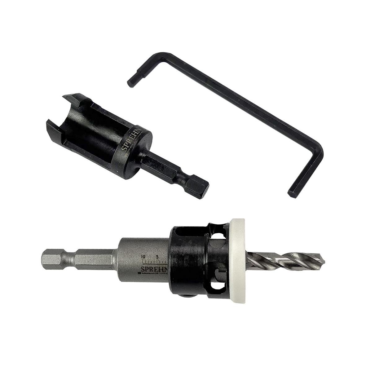 SPREHN SPREHN forsænker & propborsæt 15mm 90Â°