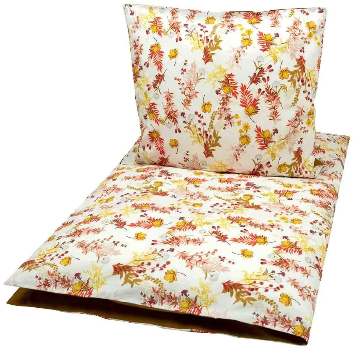 Müsli Baby sengetøy 70x100 cm - 100% økologisk bomull - Blomster