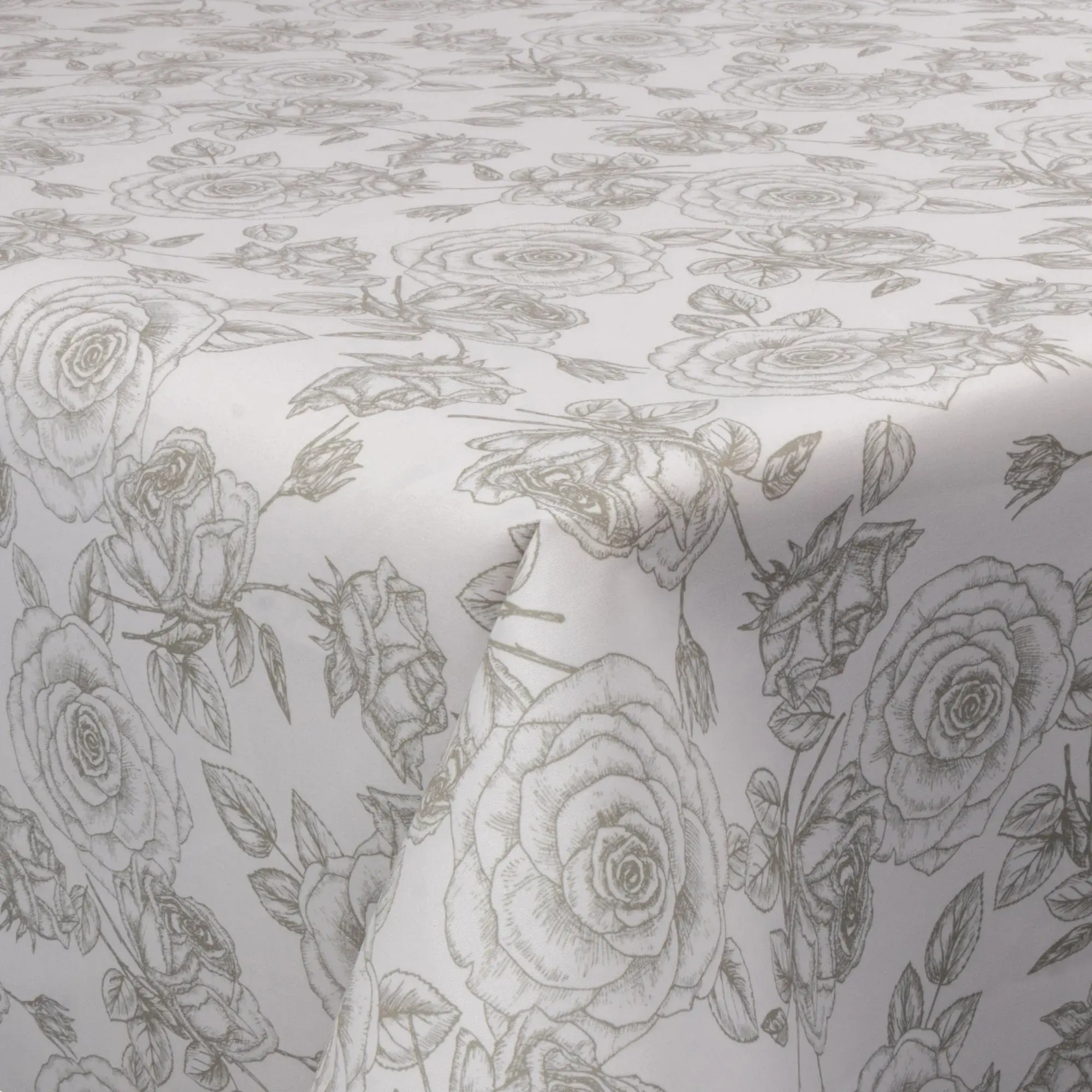 Borg Living Tekstil voksduk med akrylbelegg - 30 meter på rull - Rose grey - 140 cm bred tekstilduk