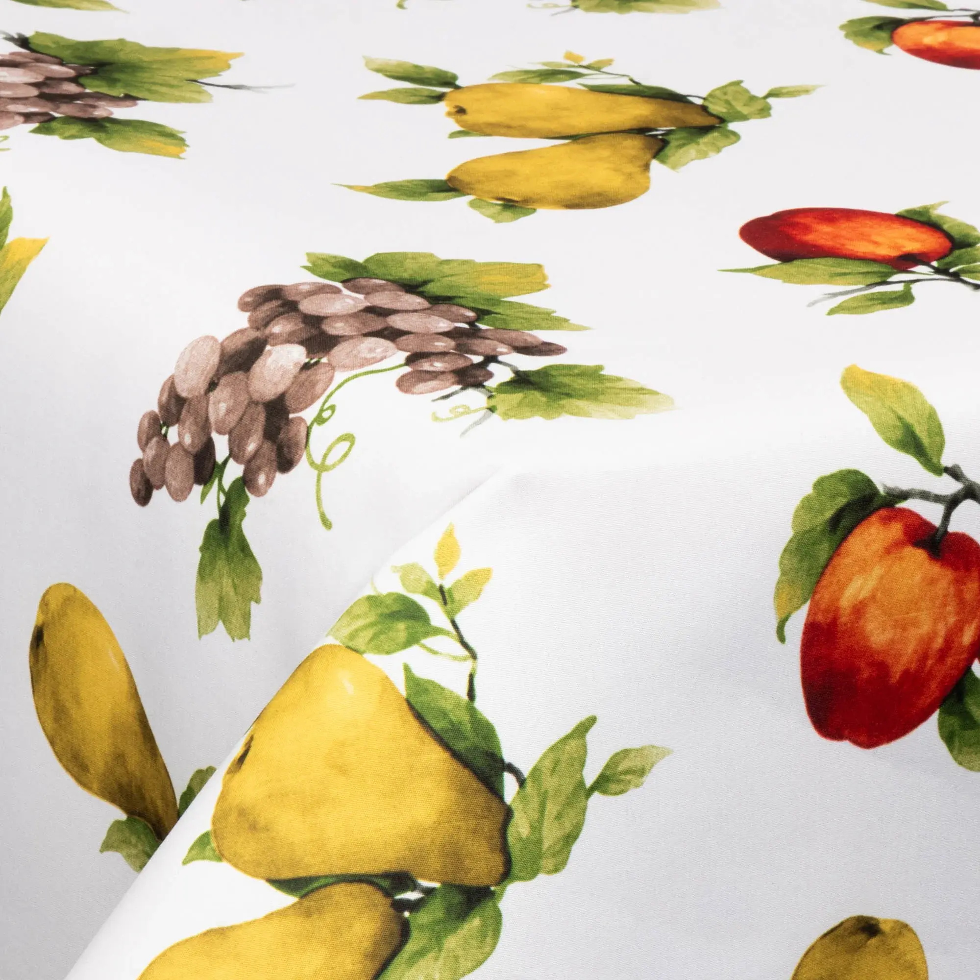 Borg Living Tekstil voksduk med akrylbelegg - 30 meter på rull - Small Fruits - 140 cm bred tekstilduk