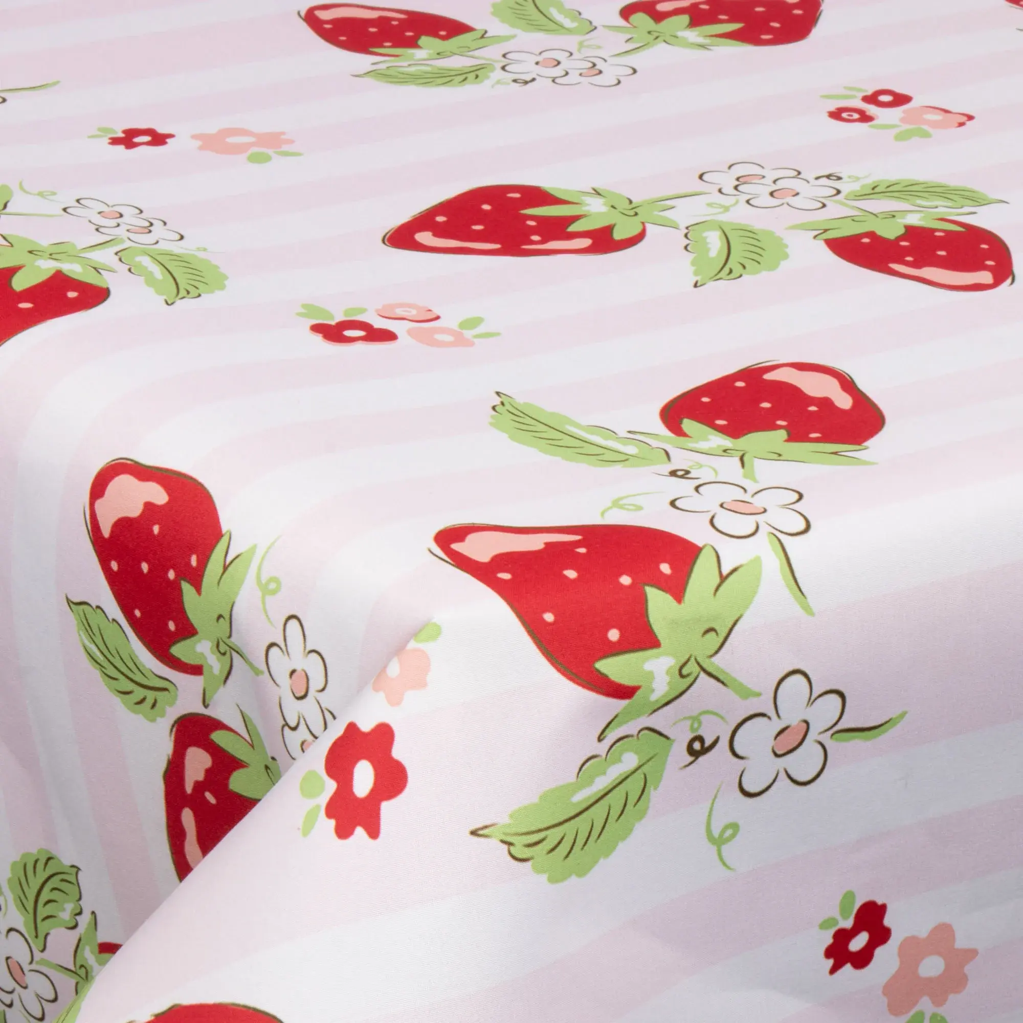 Borg Living Tekstil voksduk med akrylbelegg - 30 meter på rull - Strawberry Dream - 140 cm bred tekstilduk