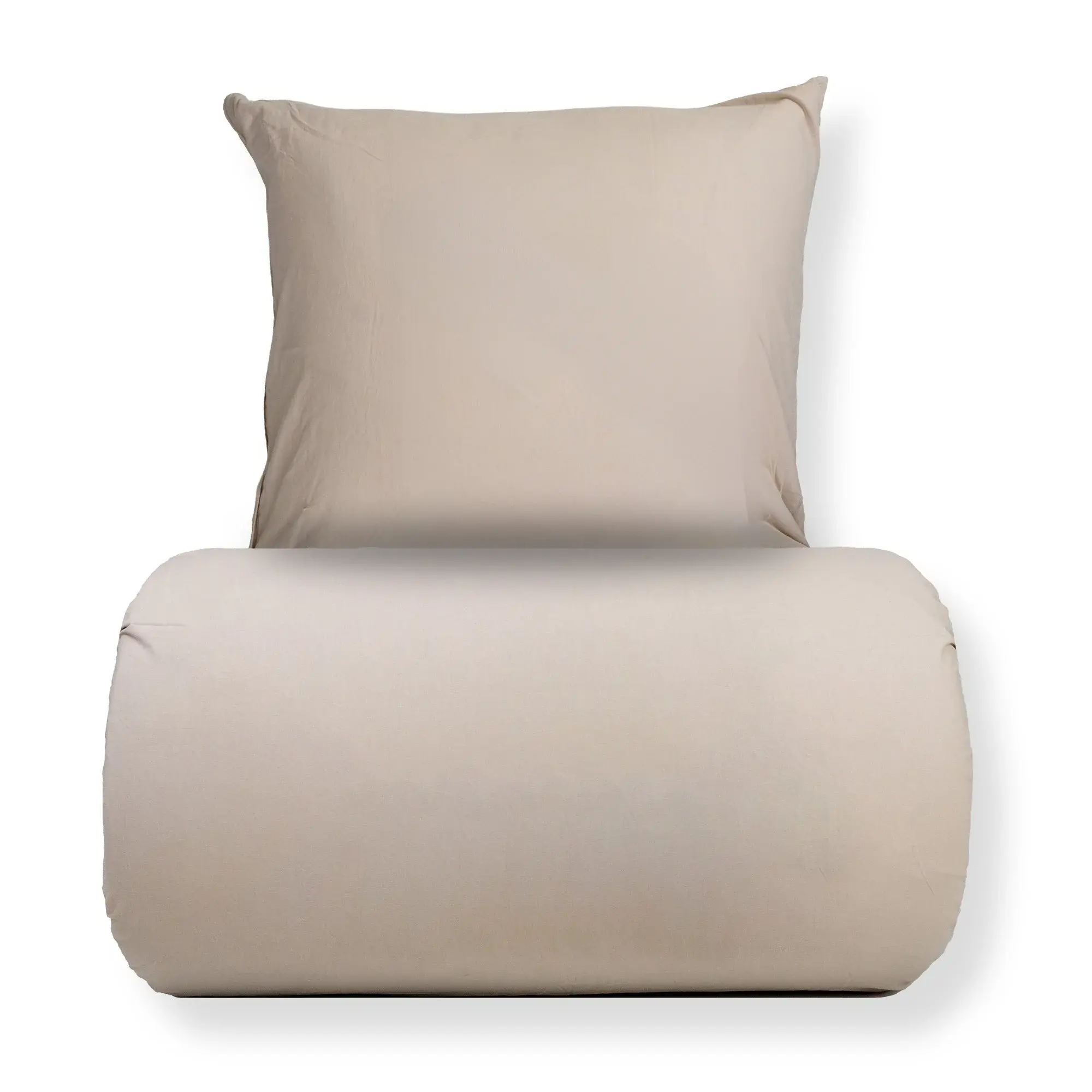 Nordstrand Home Sengetøy 140x200 cm - Stonewashed - Firm sand