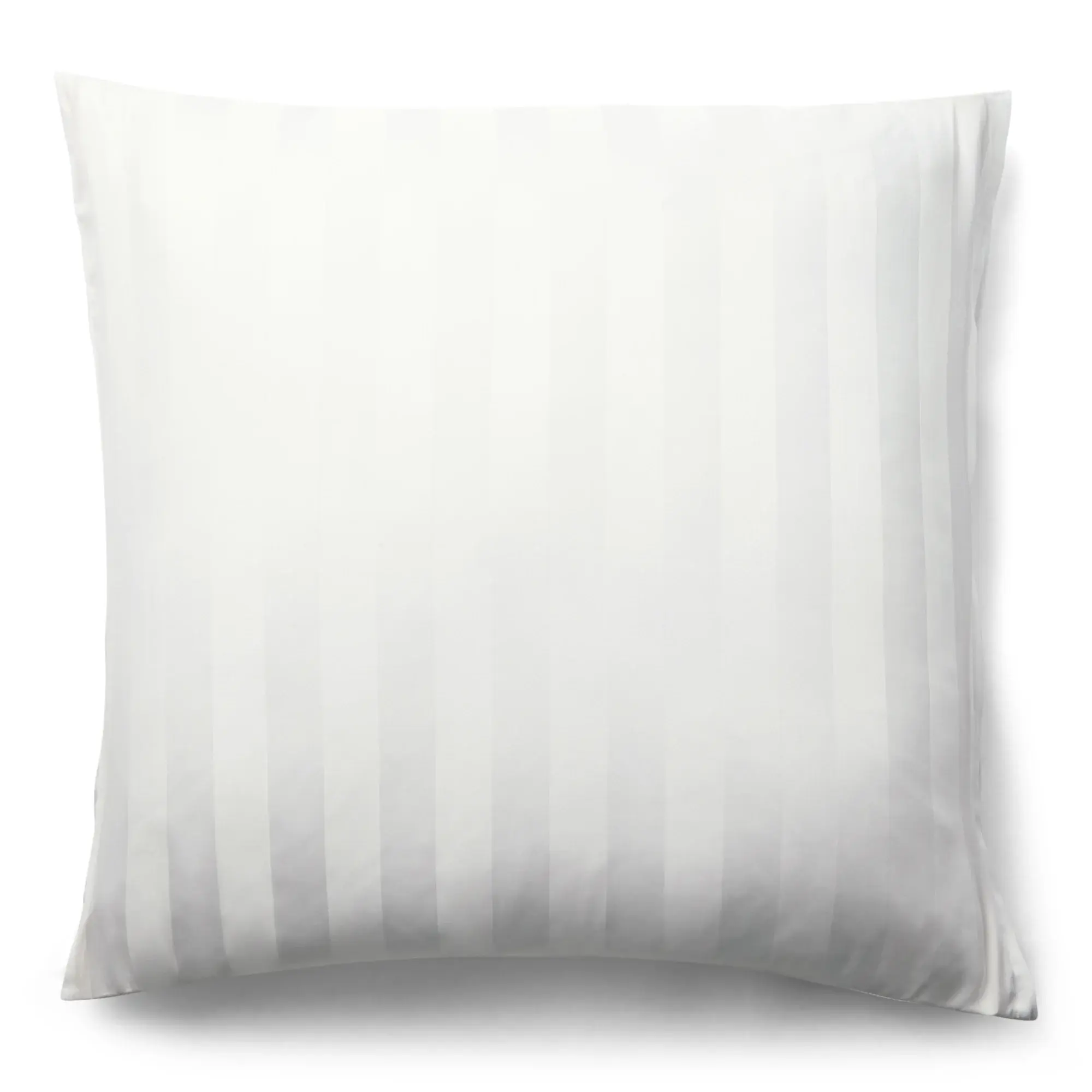 Nordstrand Home Bambus putetrekk - 100% naturlig bambus - 60x63 cm - Hvitt, jacquardvevd putevar med striper