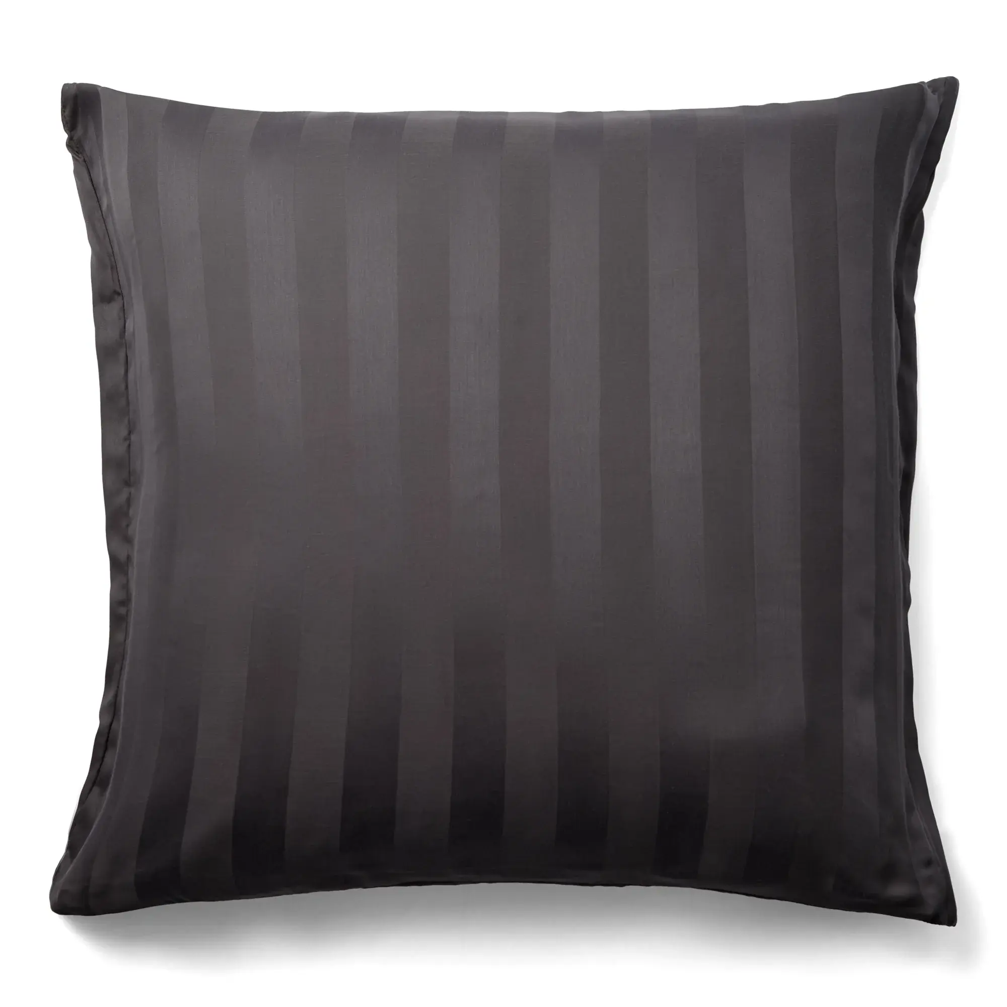 Nordstrand Home Bambus putetrekk - 100% naturlig bambus - 60x63 cm - Grått, jacquardvevd putevar med striper