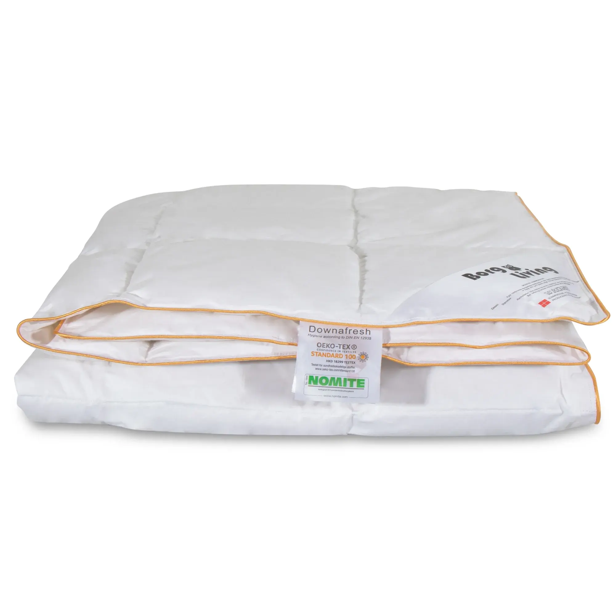 Borg Living Sommerdyne 200x200 cm - Dobbeltdyne - Dyne med moskusdun - Borg Living lett og luftig sommerdyne dobbel