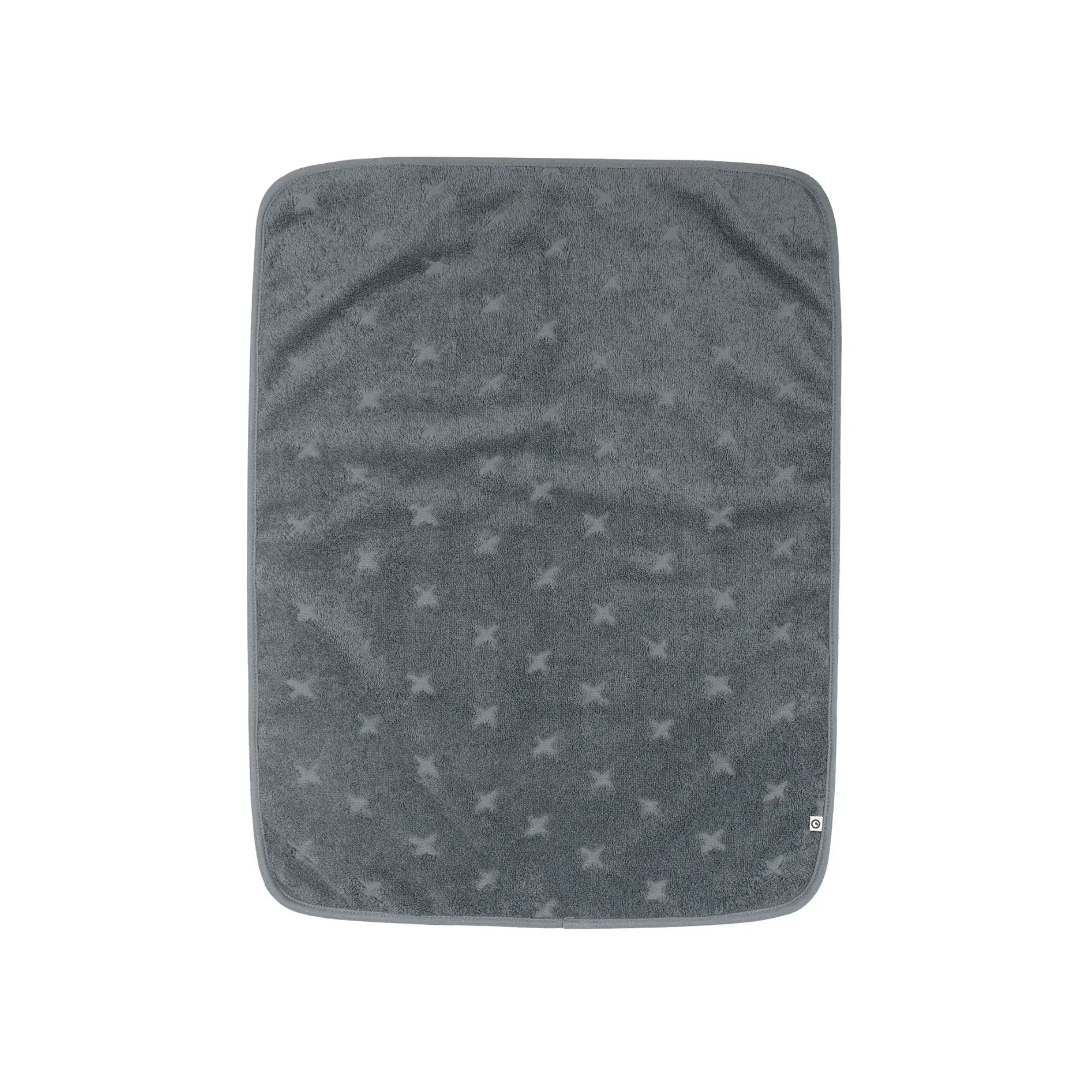 Müsli Økologisk bomullshåndkle - 50x65 cm - Mørkeblå med stjerner - Håndkle til puslepute - Müsli By Green Cotton