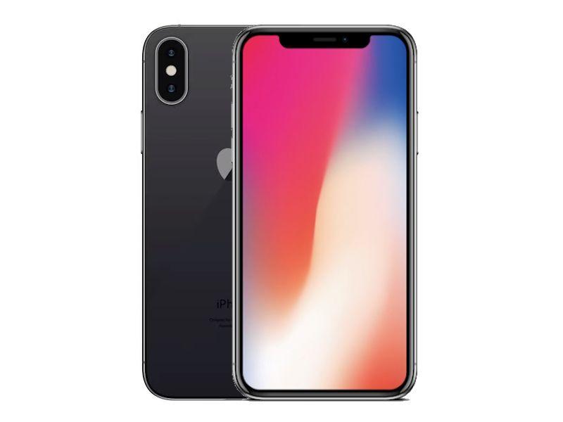 Apple Brukt iPhone X - ett års garanti - Utmärkt kosmetisk betingelse - 256GB - Mørkegrå