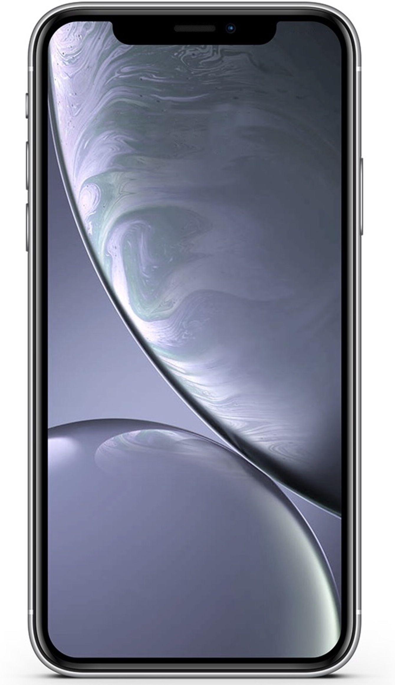 Apple Brukt iPhone X r - 1 års garanti - Utmärkt kosmetisk betingelse - 128GB - Hvit