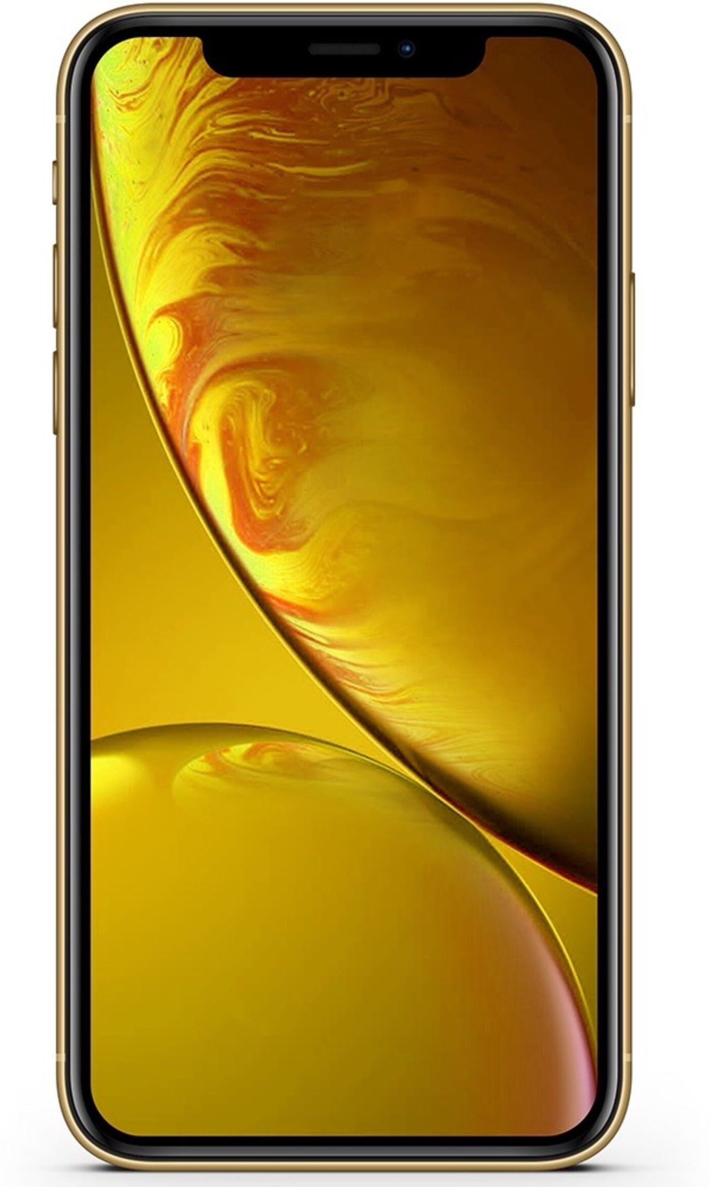 Apple Brukt iPhone X r - 1 års garanti - Utmärkt kosmetisk betingelse - 128GB - Gul