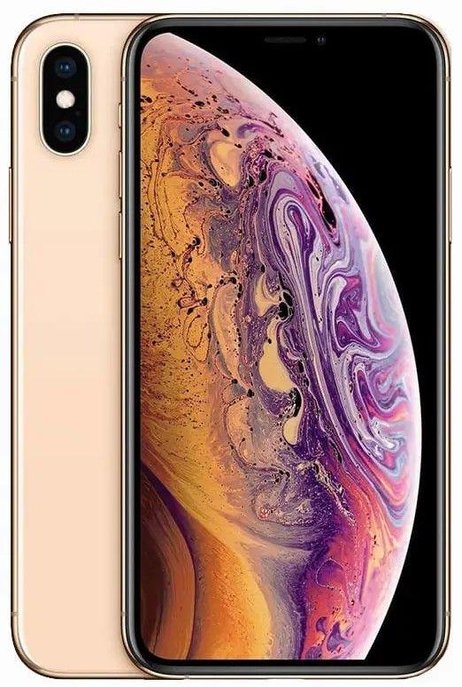 Apple Brukt iPhone Xs Max 1 års garanti - Utmärkt kosmetisk betingelse - 64GB - Gull
