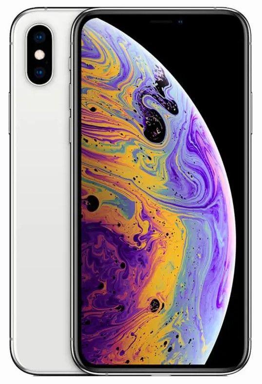 Apple Brukt iPhone Xs Max 1 års garanti - Utmärkt kosmetisk betingelse - 64GB - Sølv