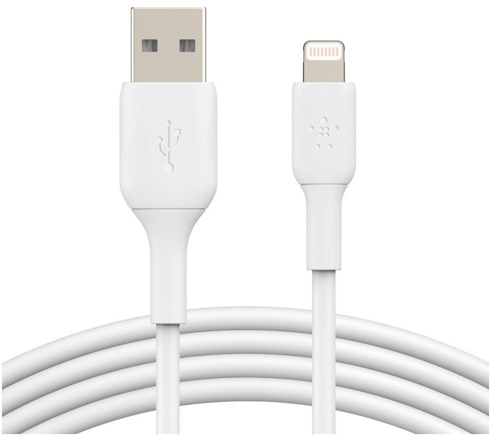 Belkin Belkin USB-A til lyn - Hvit 15 cm